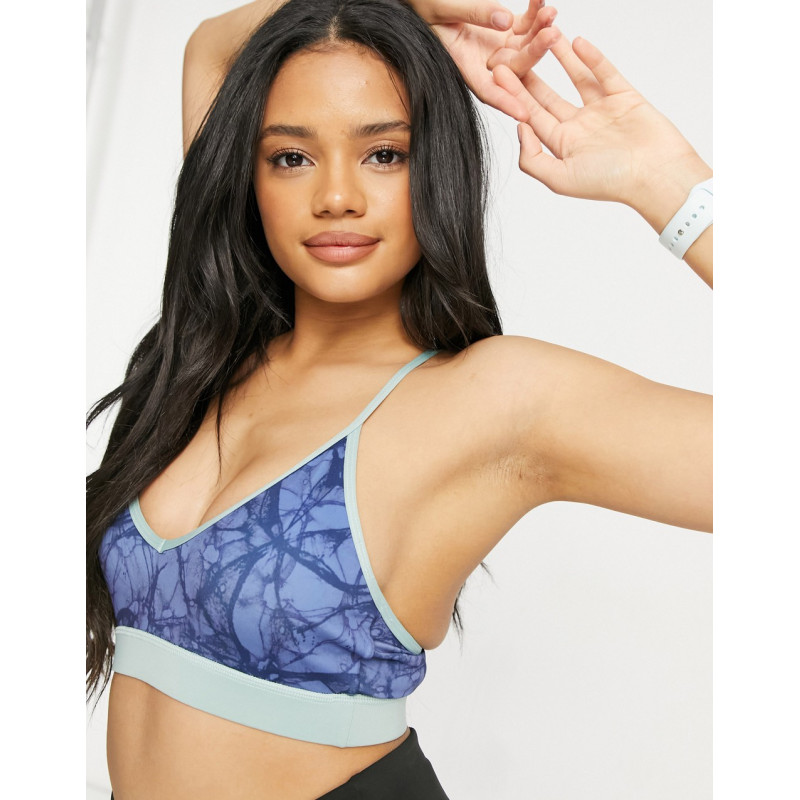 Luxe Palm Sports bra with...