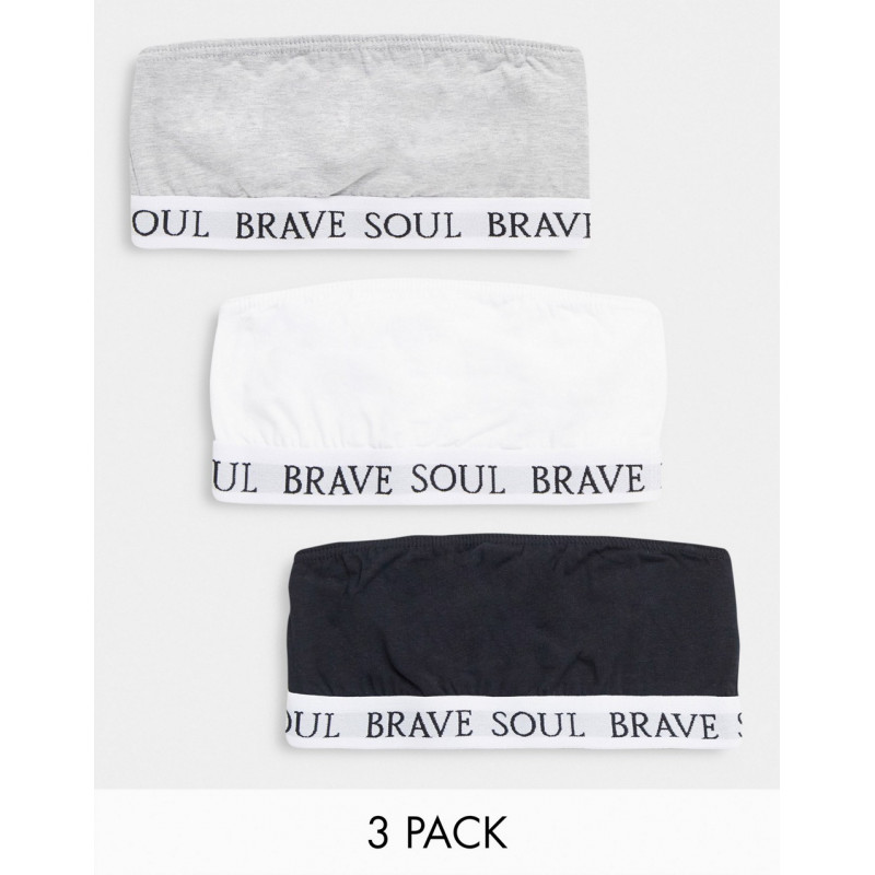 Brave Soul 3 pack bandeau...