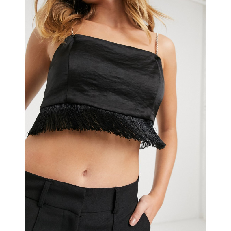 River Island crop cami with...