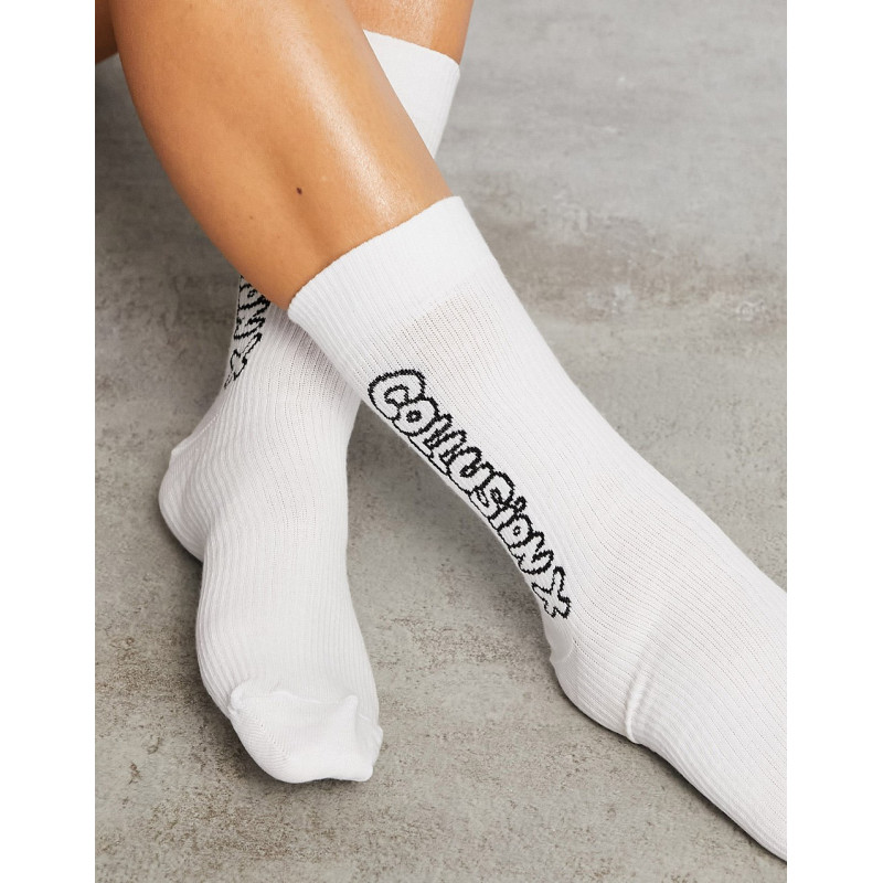COLLUSION Unisex socks with...