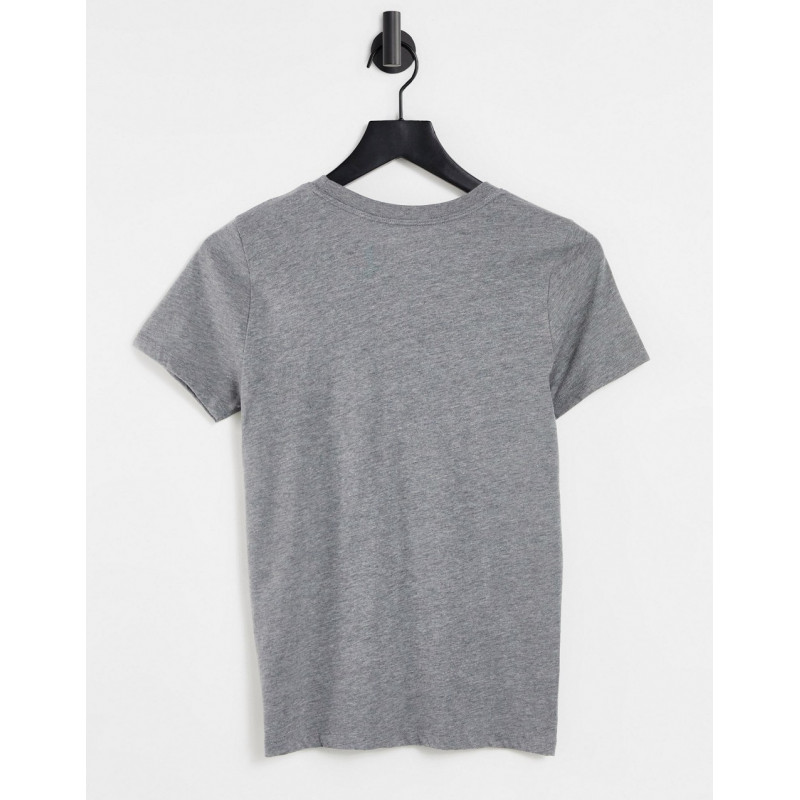 Hollister logo t shirt in grey