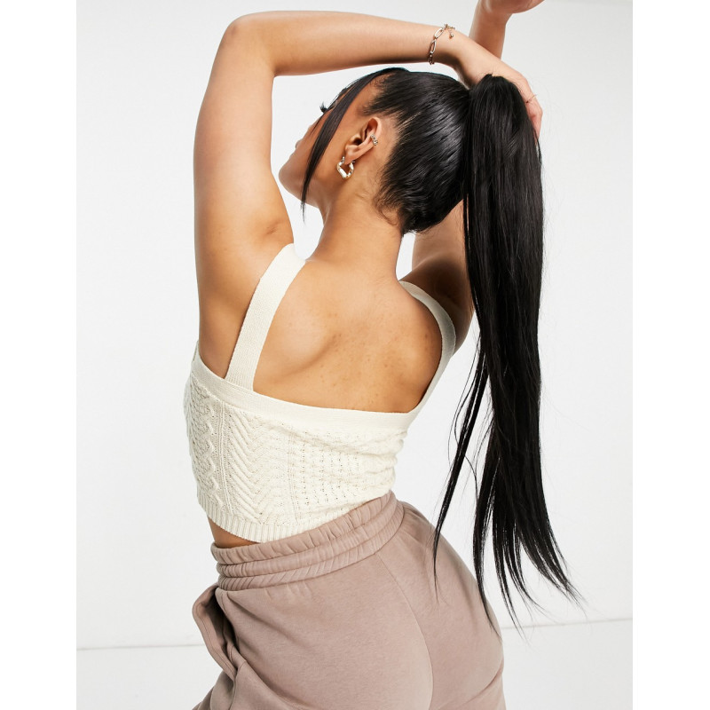 ASYOU knitted cami top in...