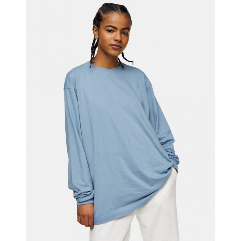 Topshop long sleeve relaxed...