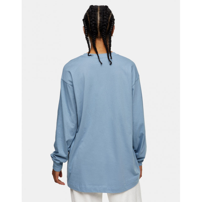 Topshop long sleeve relaxed...