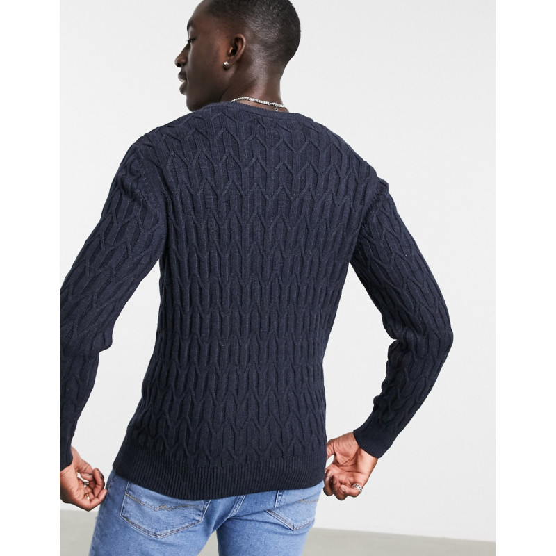Celio cable knit jumper in...