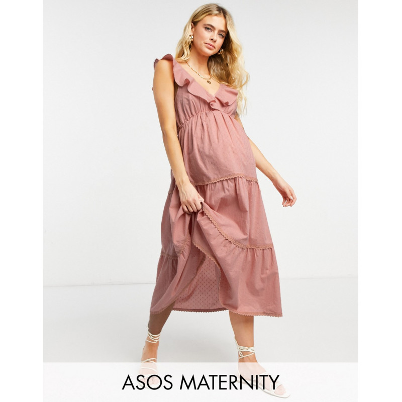 ASOS DESIGN Maternity dobby...