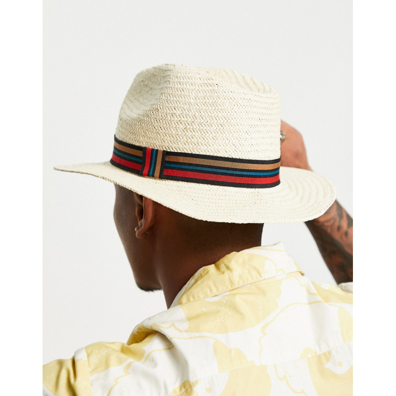 ASOS DESIGN straw fedora...