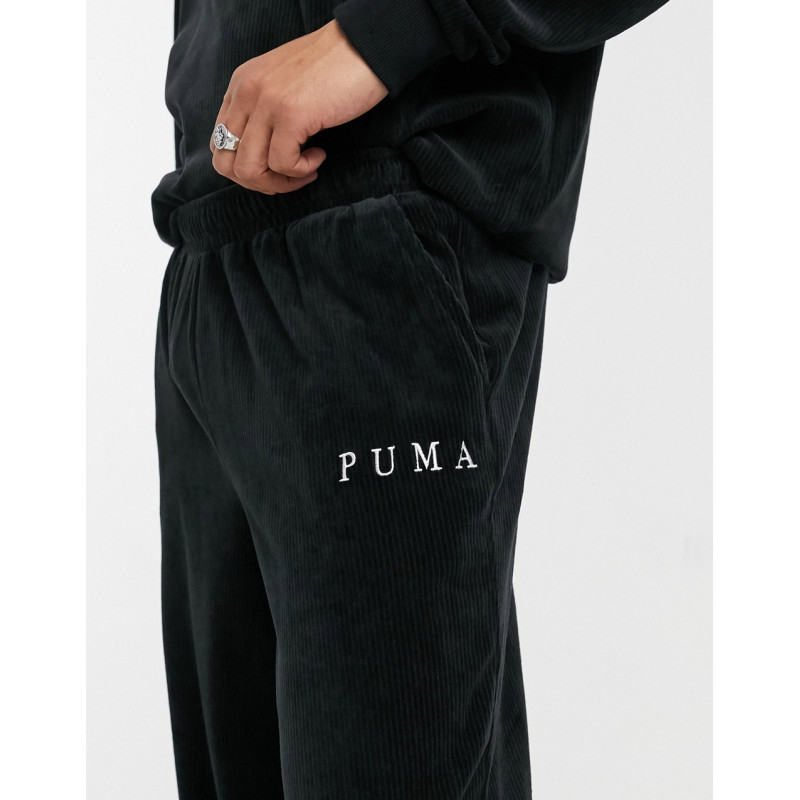 Puma Cord joggers in black...