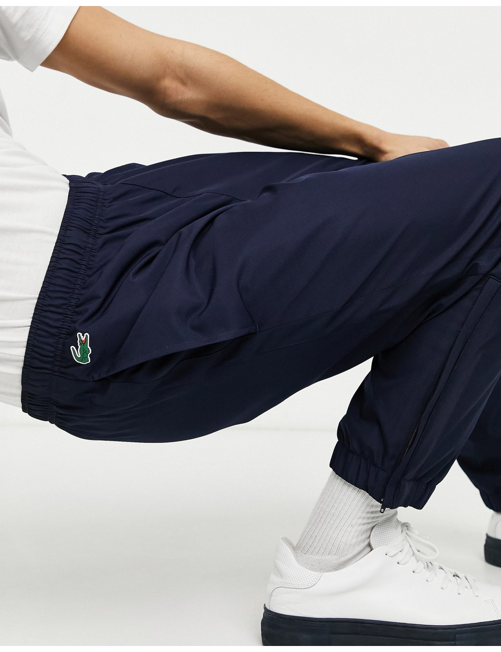 Lacoste tape detail joggers...