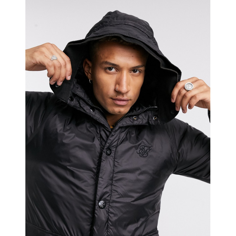 Siksilk puffer parka with...