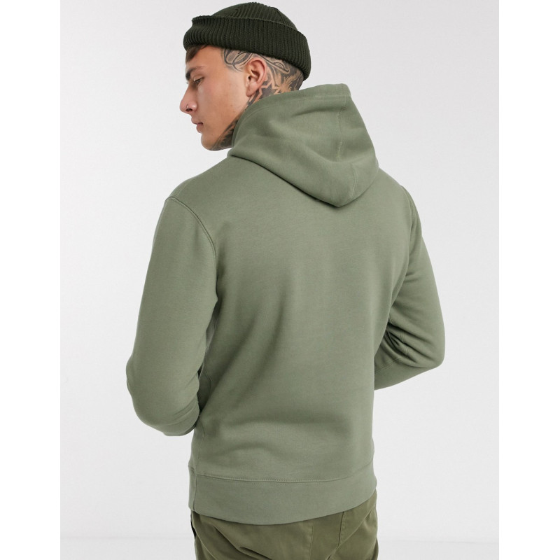 Pull&Bear hoodie in khaki