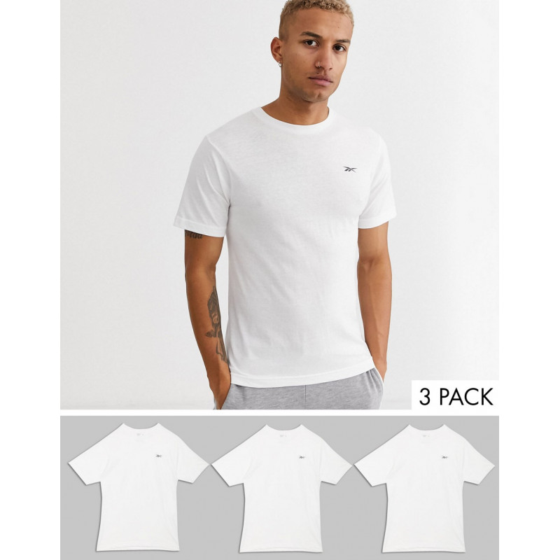 Reebok 3 pack t-shirts in...