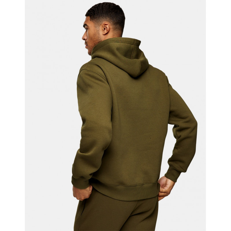 Topman hoodie in olive