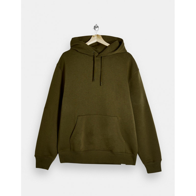 Topman hoodie in olive