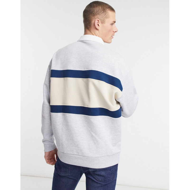 ASOS Actual oversized rugby...