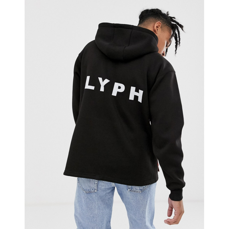 LYPH oversized hoody with...