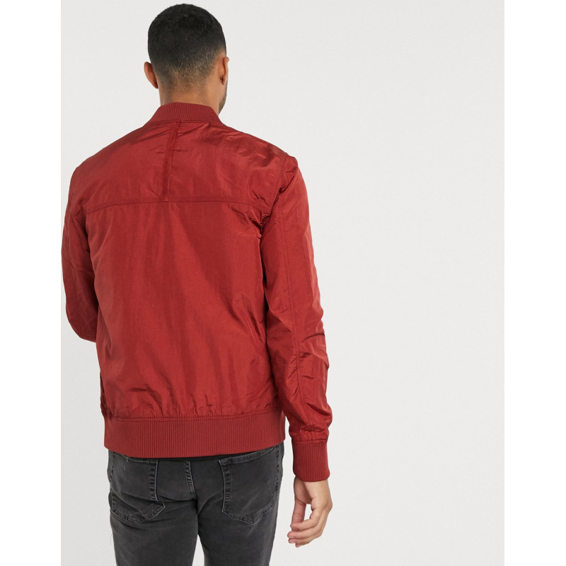 River Island bomber in rust