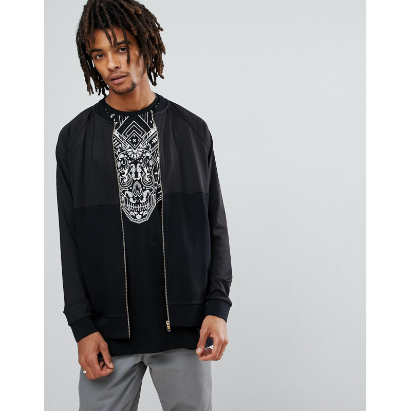 ASOS Bomber Jacket With Panel