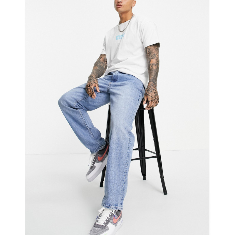 Pull&Bear wide leg jeans in...