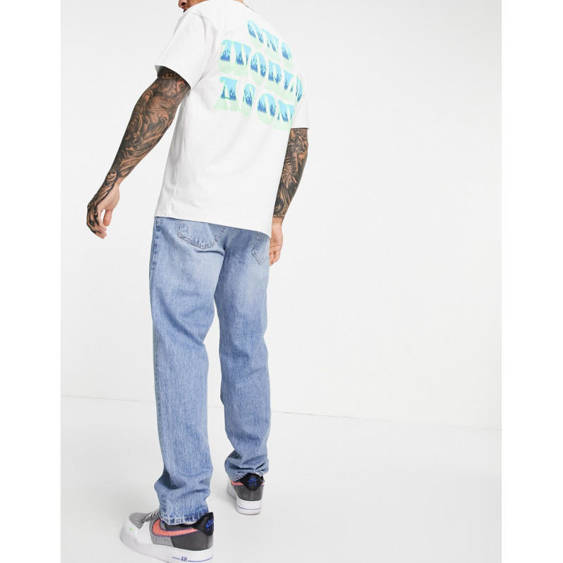 Pull&Bear wide leg jeans in...