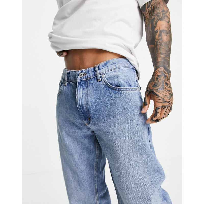 Pull&Bear wide leg jeans in...