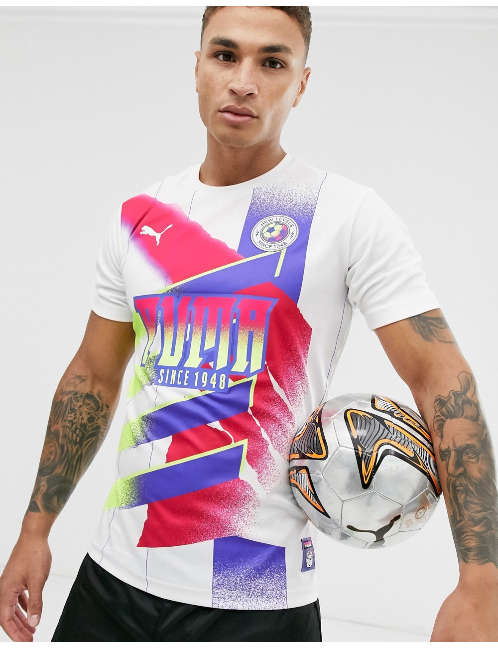 Puma Football retro t-shirt...