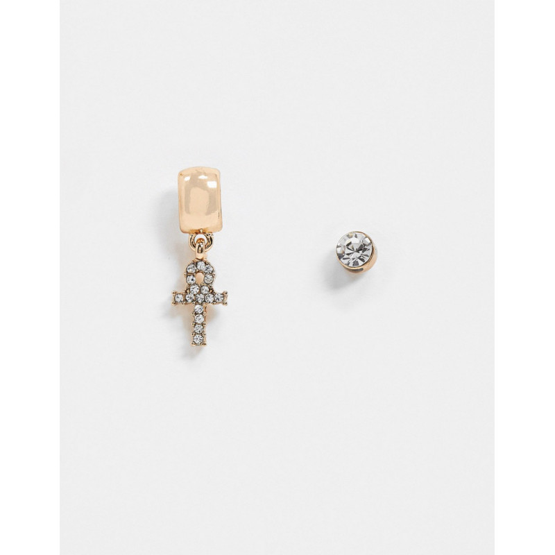 WFTW earrings in gold with...