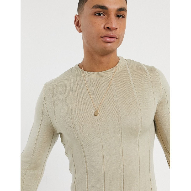 ASOS DESIGN knitted wide...