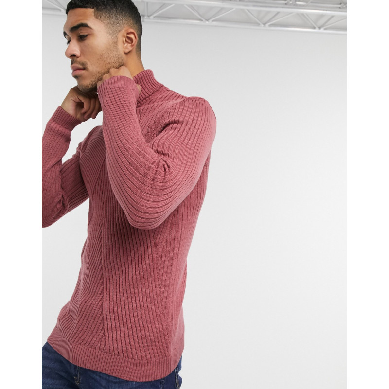 ASOS DESIGN knitted mixed...