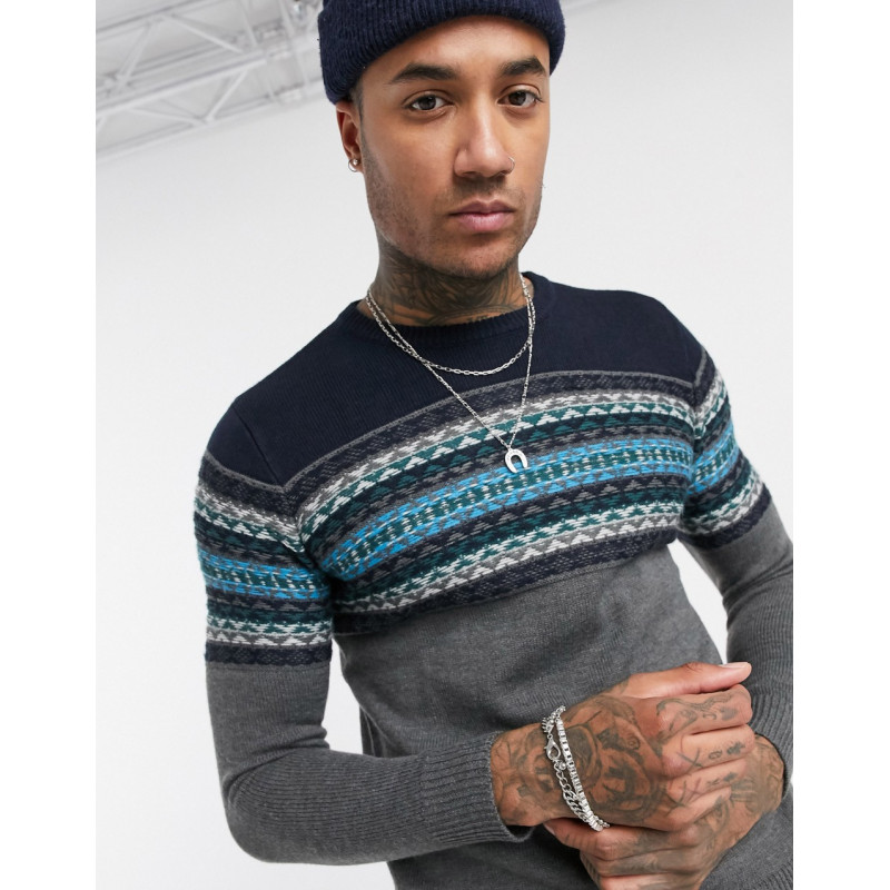 Pull&Bear jumper with knit...