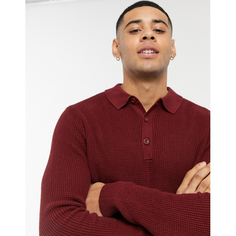 River Island knitted polo...