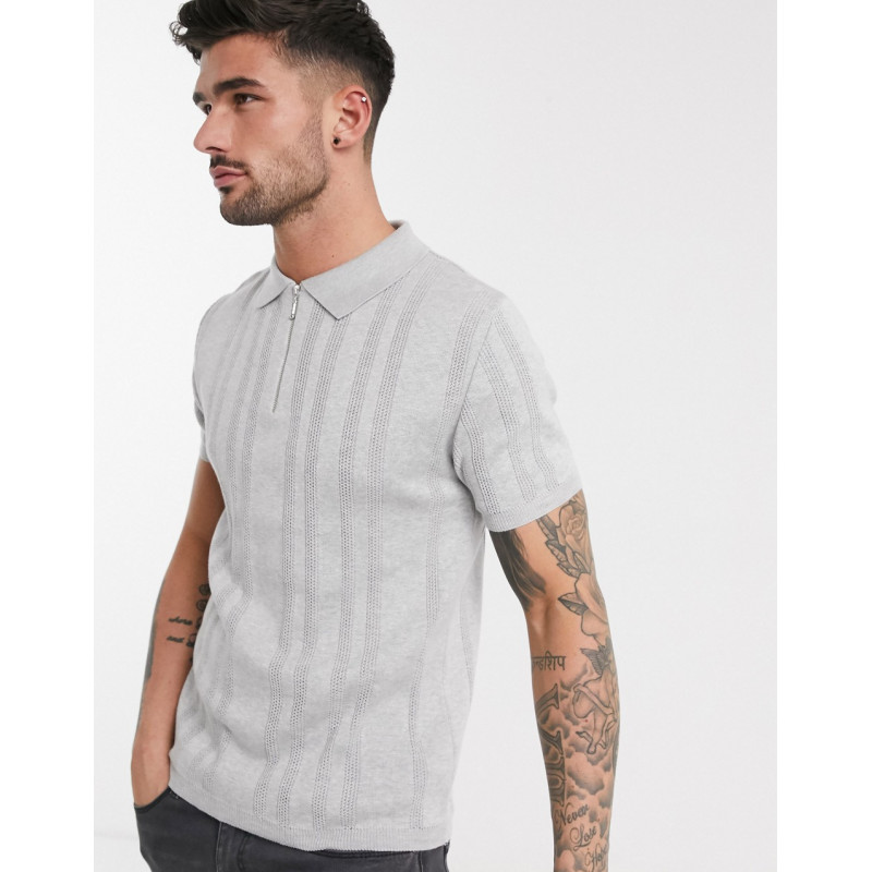 River Island knitted half...