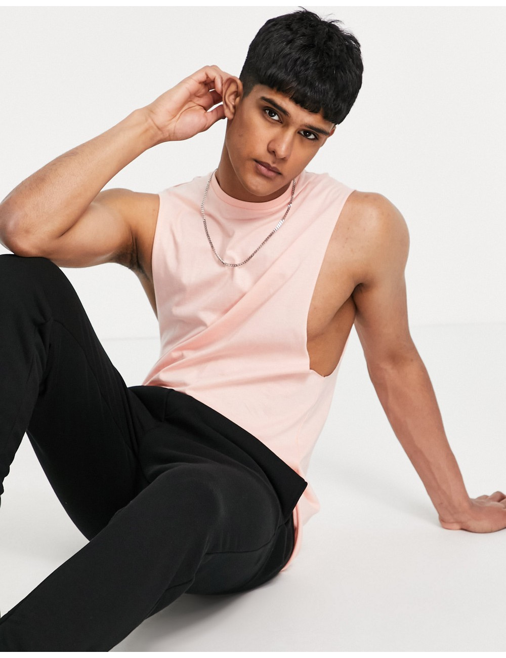 River Island tank in pink