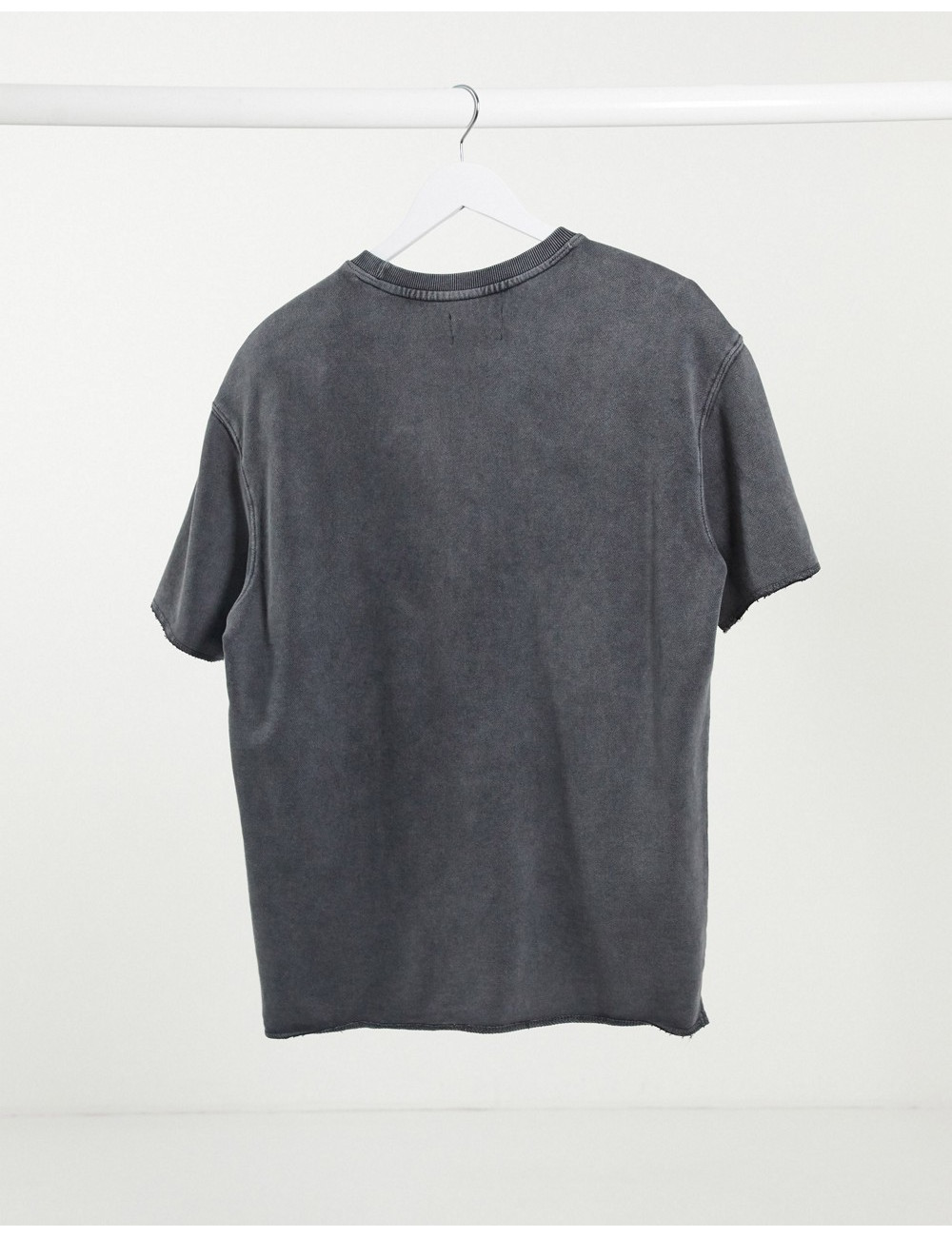 Bershka t-shirt in washed grey