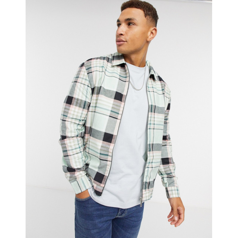 River Island check shirt in...
