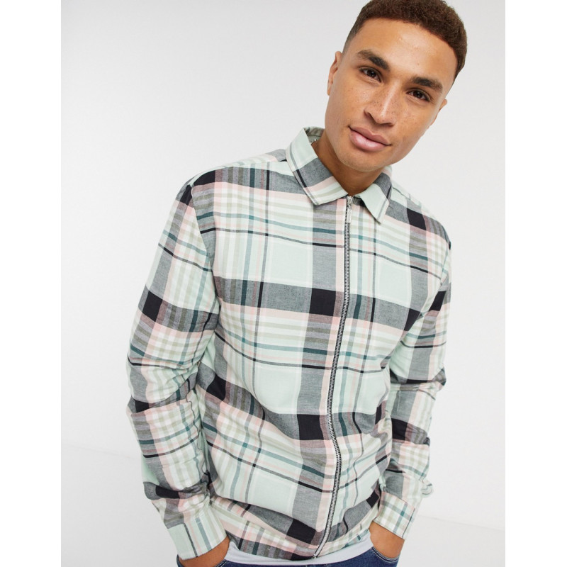 River Island check shirt in...
