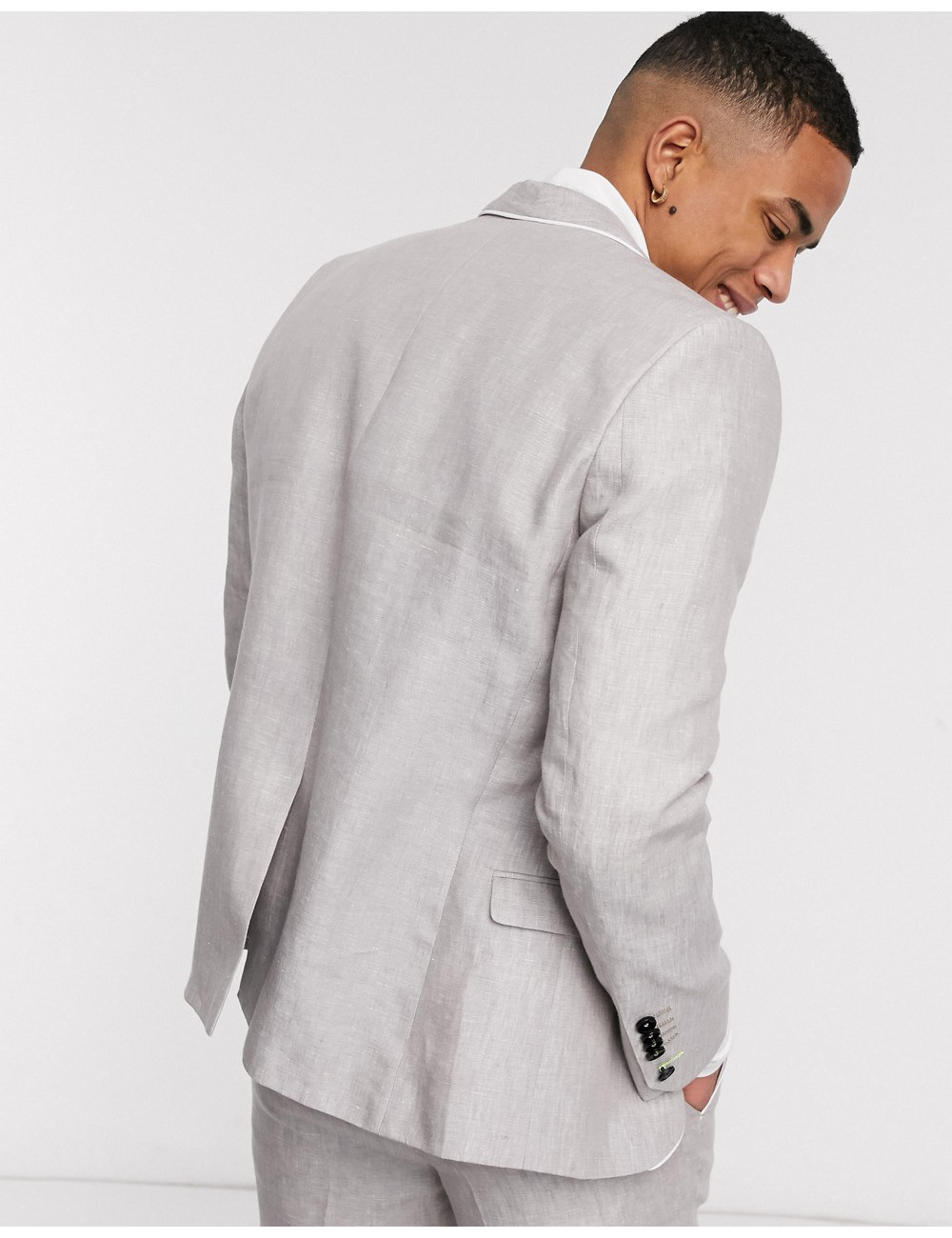 Twisted Tailor slim linen...