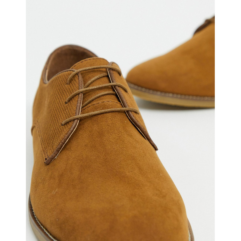 Topman lace up shoes in tan