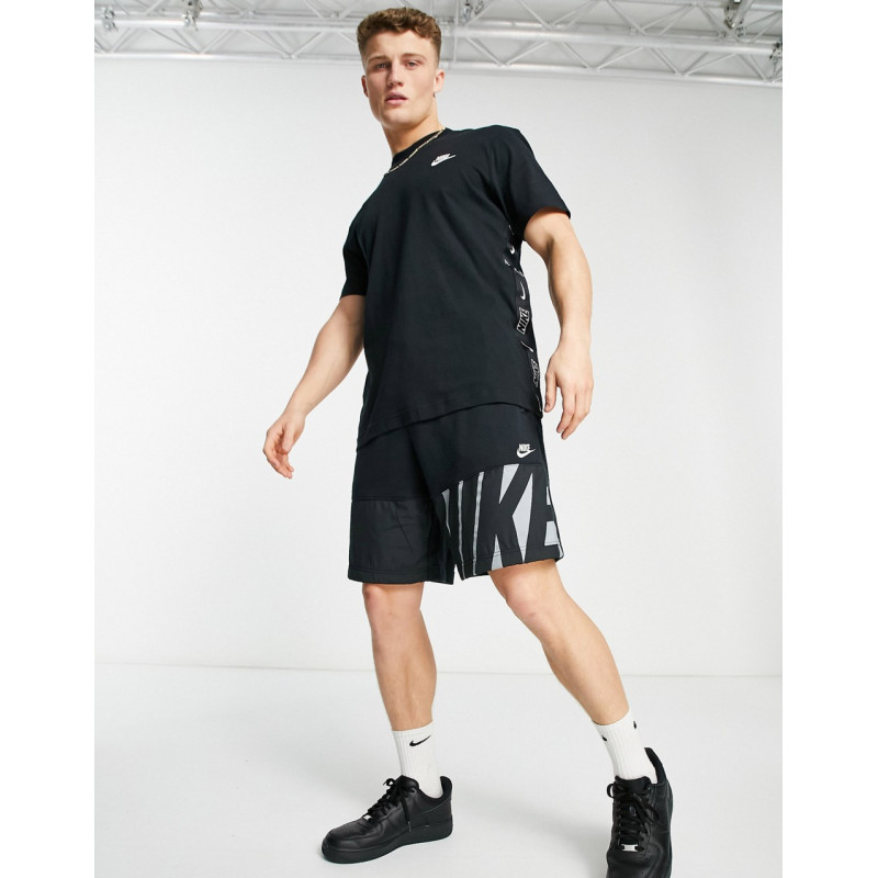Nike HBR logo shorts in black