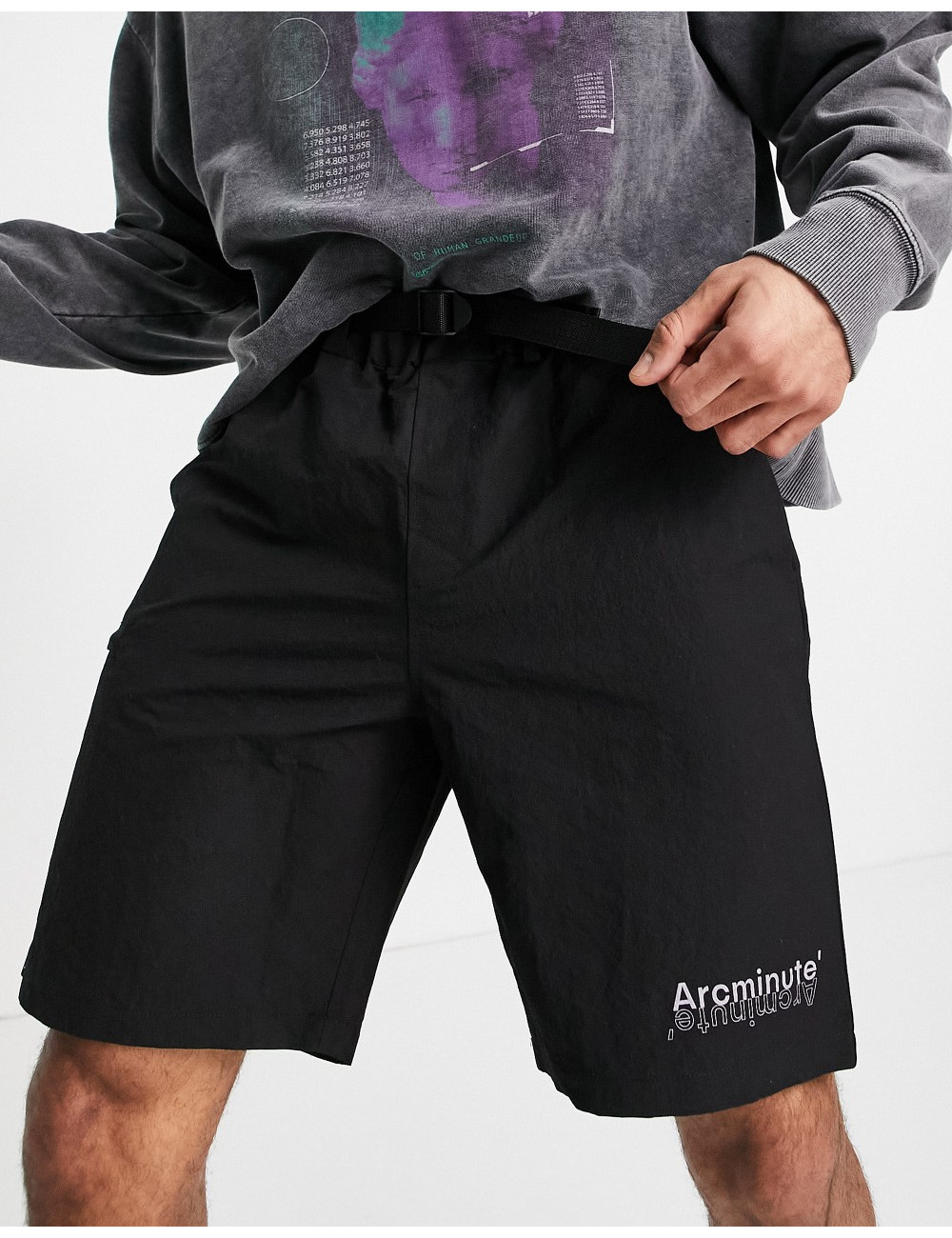 Arcminute nylon shorts with...