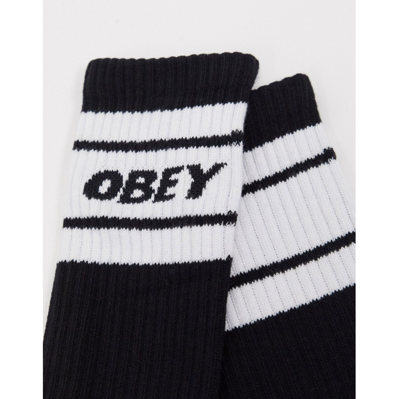 Obey deuce socks in black