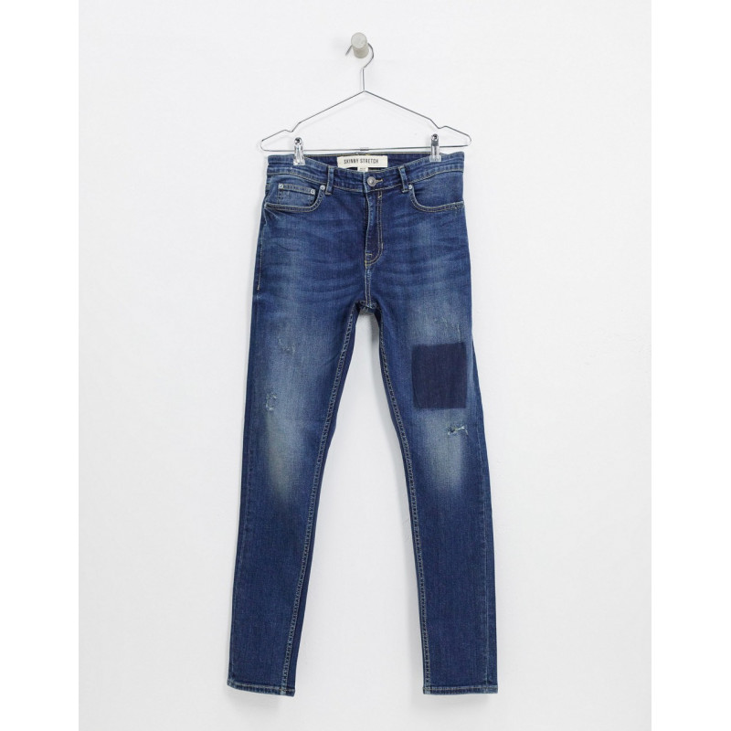 New Look skinny patch jeans...