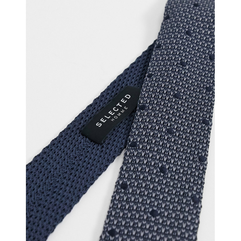 Selected Homme knitted tie...