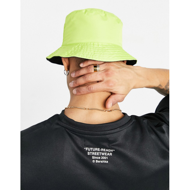 Bershka bucket hat in green