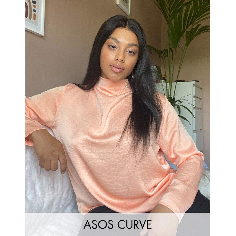 ASOS DESIGN Curve high neck...