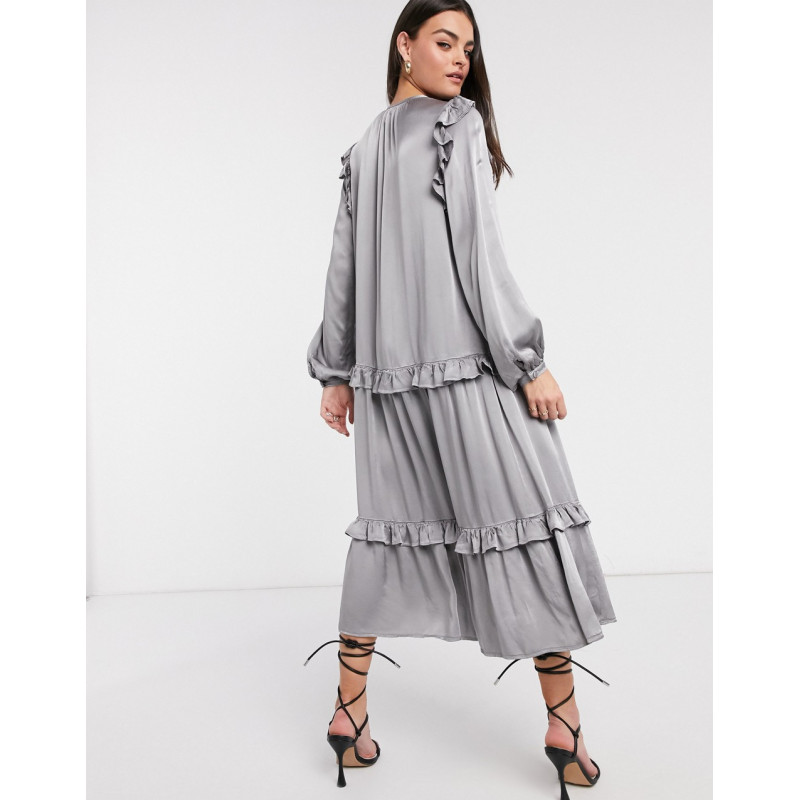 Ghost Zoelle dress in grey