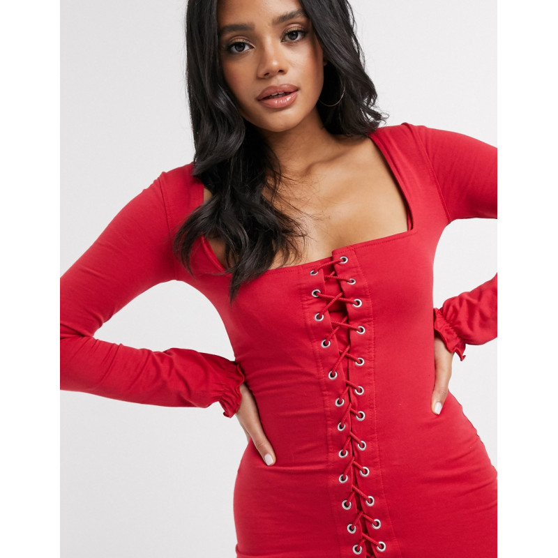 Missguided lace up front...