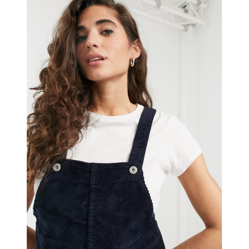 Only corduroy pinafore dress