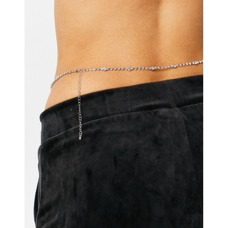 ASOS DESIGN belly chain in...