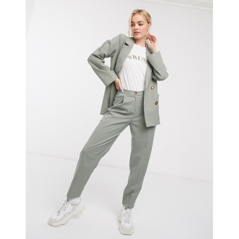 Monki tapered trousers in...